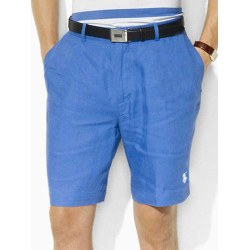 美式男士短褲白色polo商務工裝保羅西裝褲運動沙灘休閒純棉五分褲