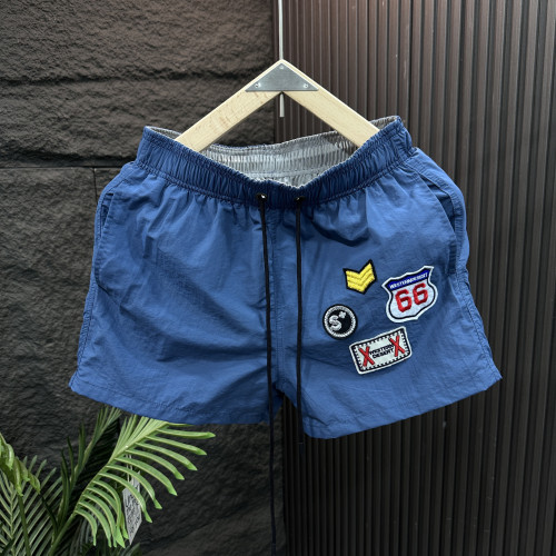 速乾沙灘褲男夏季潮牌運動跑步三分短褲內襯款海邊溫泉休閒遊泳褲