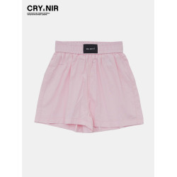 李會贏2025美式復古高街內搭全棉格子短褲百搭純棉打底褲男女同款