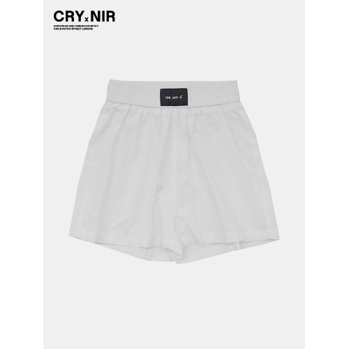 李會贏2025美式復古高街內搭全棉格子短褲百搭純棉打底褲男女同款