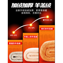 廻力羊羔絨褲子男2026新款東北過冬棉褲冬季特厚加絨衛褲男款厚Q