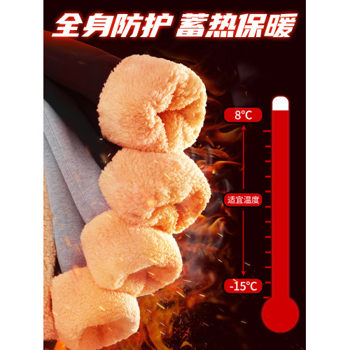 廻力羊羔絨褲子男2026新款東北過冬棉褲冬季特厚加絨衛褲男款厚Q