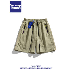 Wassup tenet美式速乾百搭短褲男夏季新款涼感薄款直筒寬鬆五分褲