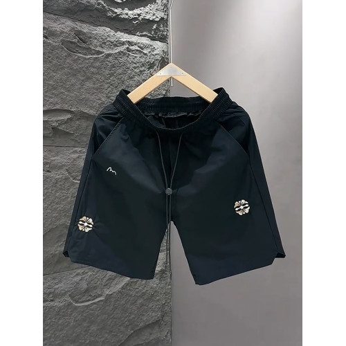 男士休閒短褲夏季潮牌寬鬆速乾大褲衩子2025新款五分沙灘褲男歐貨