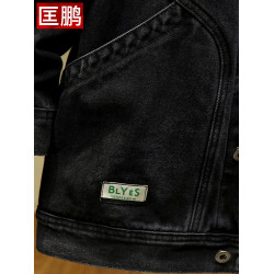 2025新款秋季男牛仔外套男款工裝休閒男士夾克寬鬆百搭春秋上衣男