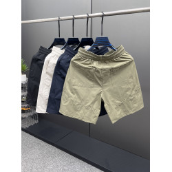 2025夏季新款男士休閒短褲時尚潮流百搭寬鬆簡約純色休閒運動褲潮