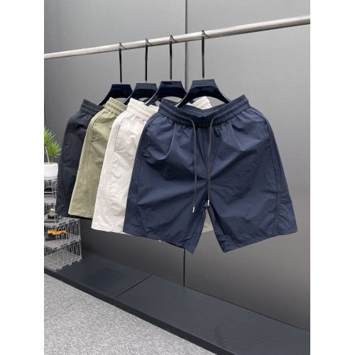 2025夏季新款男士休閒短褲時尚潮流百搭寬鬆簡約純色休閒運動褲潮