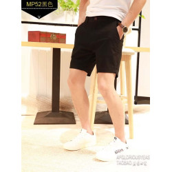 夏季新款四分褲男士休閒修身直筒工裝短褲微彈力三分褲速乾沙灘褲