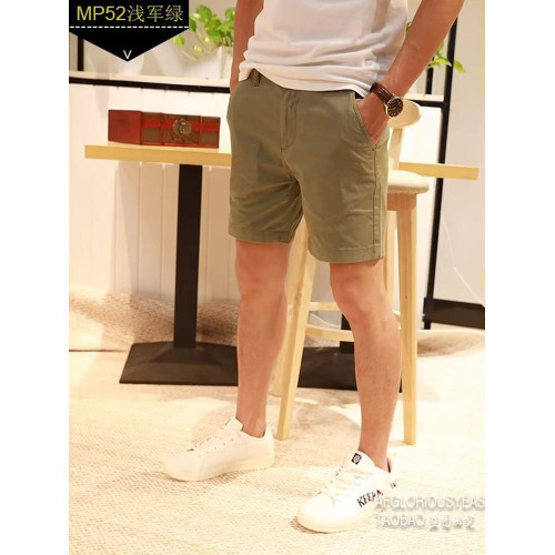 夏季新款四分褲男士休閒修身直筒工裝短褲微彈力三分褲速乾沙灘褲