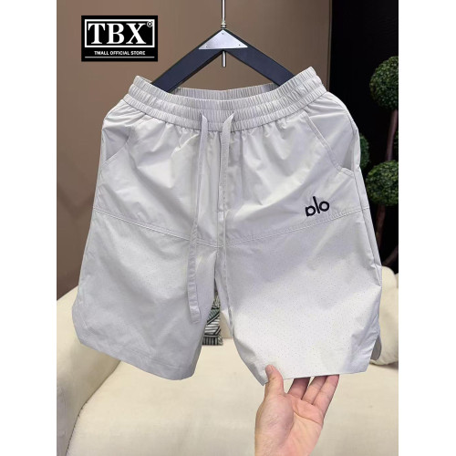 高級歐貨冰絲速乾短褲男士2026新款夏季外穿運動休閒五分褲男款薄