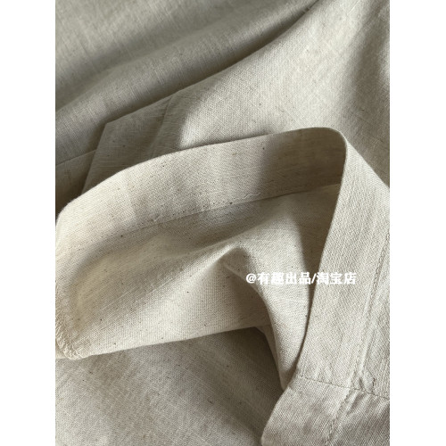 梭織棉麻品質日單夏季復古水洗亞麻抽繩短褲日常慵懶寬鬆五分褲男