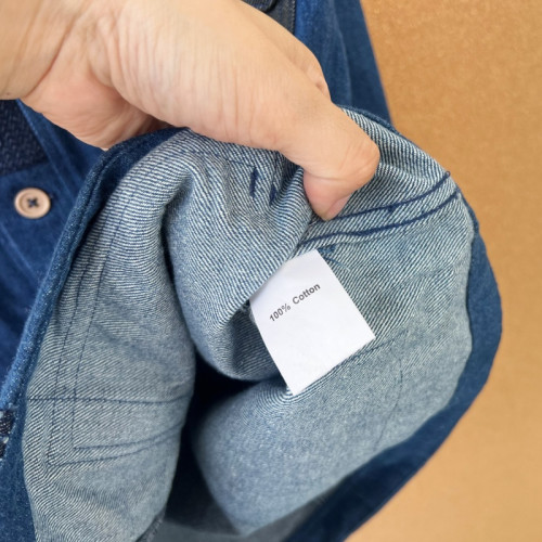 2Q1-33高貨！戶外貴牌高級感純棉牛仔外套日系顯瘦拼接復古Y25-9