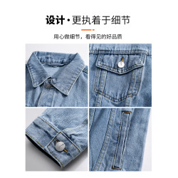 牛仔外套男款冬季新款寬鬆休閒藍色加絨加厚保暖復古水洗男生夾克