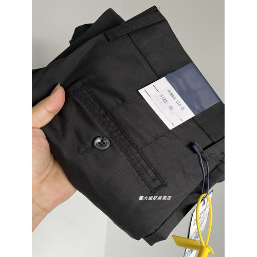 2025新款休閒褲男秋冬厚款商務休閒微彈男直筒透氣百搭上班長褲