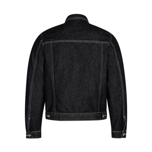 GXFortune 美式設計感明線飛機釦牛仔外套男女原牛廓形夾克上衣潮