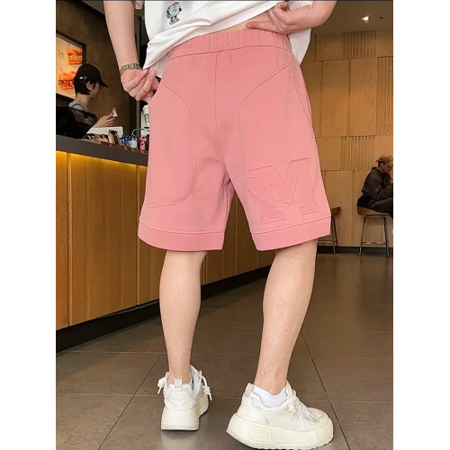 高級粉紅色休閒短褲男士2026年新款潮牌中筒運動五分褲子夏季男款