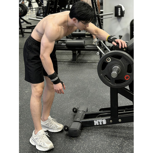 黑色健身運動短褲男款美式薄款透氣褲子外穿休閒跑步不過膝四分褲