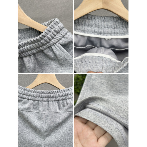 羅家夏季新款短褲男女美式重磅純棉休閒百搭褲子寬鬆運動五分衛褲