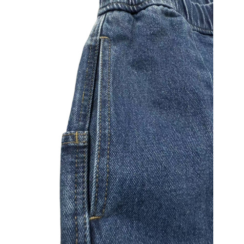 美式city範廓形伐木工層曡口袋重磅水洗牛仔褲 日潮腰腿收線嘻哈