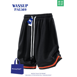WASSUP PALM籃球短褲男2025新款夏季運動寬鬆休閒跑步速乾五分褲
