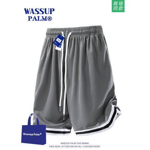 WASSUP PALM籃球短褲男2025新款夏季運動寬鬆休閒跑步速乾五分褲