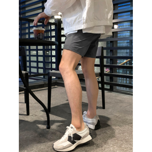 居家速乾四分短褲男士夏季新款潮流韓系百搭休閒褲直筒寬鬆沙灘褲