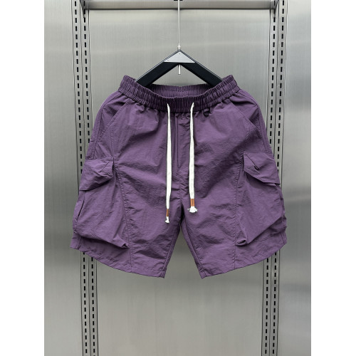 冰絲工裝短褲男士夏季寬鬆薄款速乾透氣休閒運動褲青年痞帥五分褲