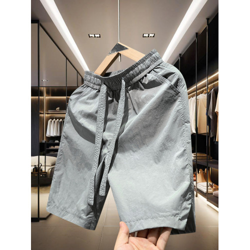 2025夏季新款純色男士五分褲速乾男生短褲美式中褲寬鬆情侶沙灘褲