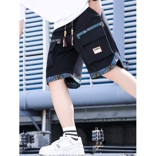 短褲男夏季外穿大褲衩潮牌潮流薄款速乾五分沙灘褲子百搭運動中褲