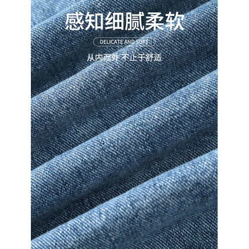 真維斯秋季新款水洗牛仔夾克男2025潮流寬鬆休閒百搭工裝開衫外套