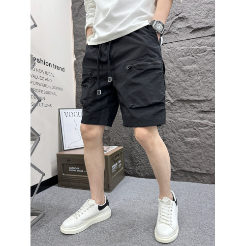 夏季戶外速乾工裝短褲拉鍊多口袋中褲寬鬆直筒五分褲透氣沙灘褲子 夏季戶外速乾工裝短褲拉鍊多口袋中褲寬鬆直筒五分褲透氣沙灘褲子