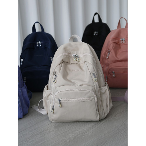 2026新款高顔值雙肩包中號多隔層後後背包休閒套拉桿箱書包防潑水布包