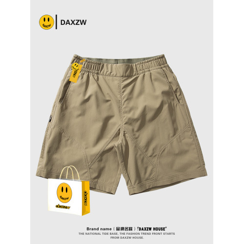 daxzw潮牌百搭美式高街夏季寬鬆簡約五分褲潮牌短褲男女同款休閒