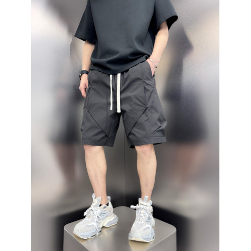 2025新款美式復古潮流簡約短褲男款寬鬆休閒速乾沙灘褲痞帥五分褲