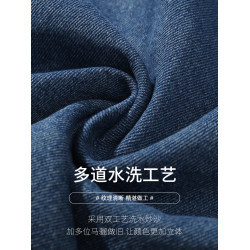 牛仔襯衫男長袖高級感重磅水洗復古2025新款日系潮牌襯衣夾克外套