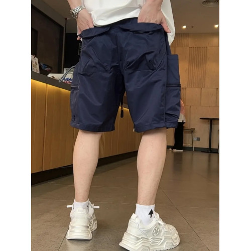 夏季美式潮牌工裝多口袋休閒短褲男士時尚戶外百搭直筒透氣五分褲