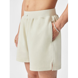 BODYDREAM雙面布針織短褲男夏季開叉三分褲運動通勤寬鬆休閒衛褲