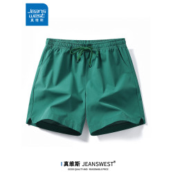 真維斯夏季短褲男士輕薄透氣百搭舒適休閒寬鬆運動學生潮流休閒褲