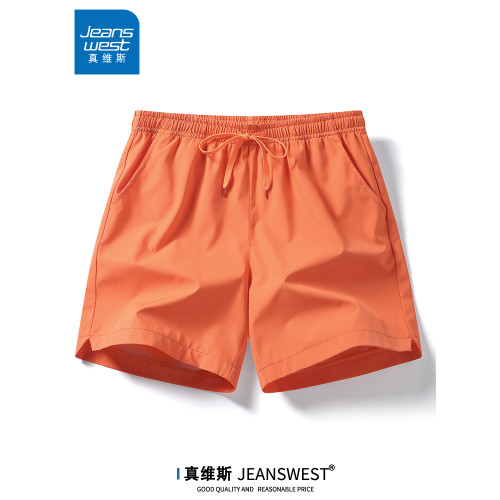 真維斯夏季短褲男士輕薄透氣百搭舒適休閒寬鬆運動學生潮流休閒褲