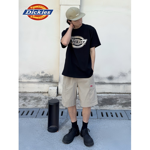Dickies帝酷適25春夏款休閒寬鬆多口袋工裝短褲松緊腰圍男女情侶