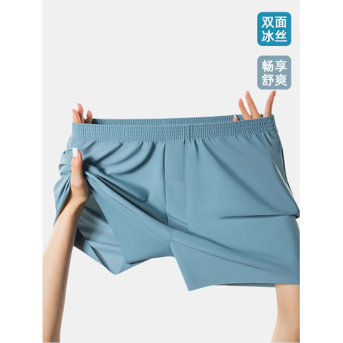 冰絲涼感三分褲高彈男夏季超薄運動褲速乾透氣可外穿男款休閒短褲