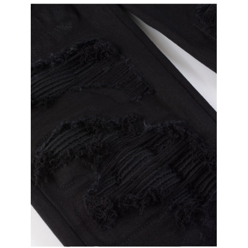 AMR jeans AMR pants torn jeans高街破洞緊身黑色牛仔褲子