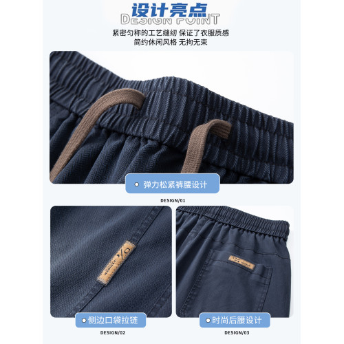 牛仔褲男寬鬆休閒哈倫束腳2026秋冬款加絨美式潮牌百搭春秋工裝褲