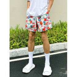 ANDTIME美式短褲籃球不過膝四五分褲速乾運動拼接跑步訓練短褲男