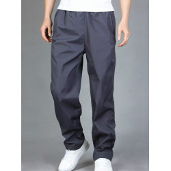 男士運動褲春秋休閒褲長褲冬季加絨直筒寬鬆大碼速乾褲夏季男褲子