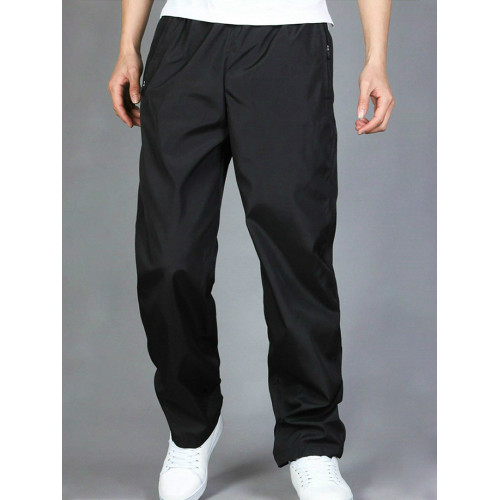 男士運動褲春秋休閒褲長褲冬季加絨直筒寬鬆大碼速乾褲夏季男褲子