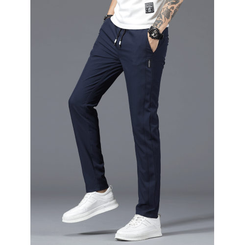 褲子男款2025秋冬新款休閒長褲男士運動褲加絨寬鬆直筒褲子男冬季