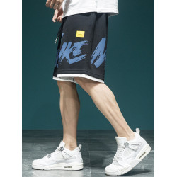 潮牌爆款短褲男寬鬆加肥加大碼夏季新款五分運動褲子休閒衛褲中褲