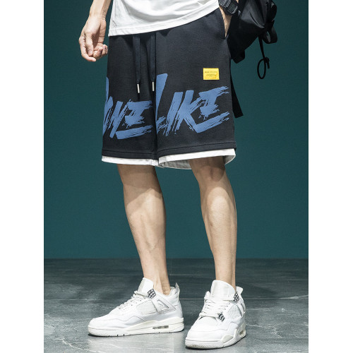 潮牌爆款短褲男寬鬆加肥加大碼夏季新款五分運動褲子休閒衛褲中褲