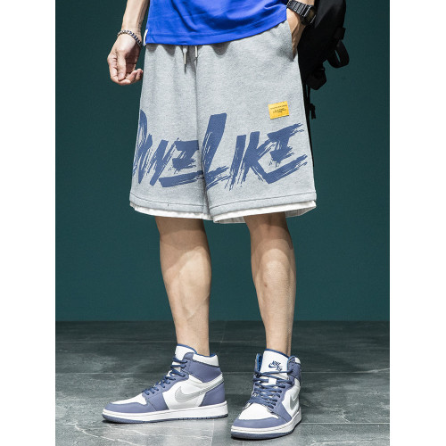 潮牌爆款短褲男寬鬆加肥加大碼夏季新款五分運動褲子休閒衛褲中褲